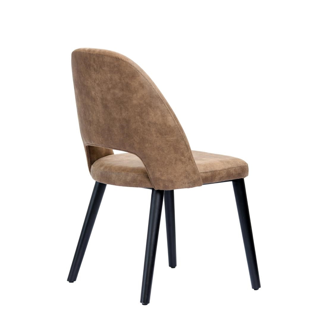 Furnlink Durafurn Semifreddo Chair Mocha (2 Pack) • PAS-DU168