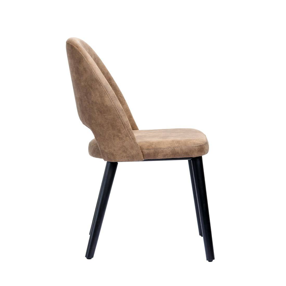 Furnlink Durafurn Semifreddo Chair Mocha (2 Pack) • PAS-DU168