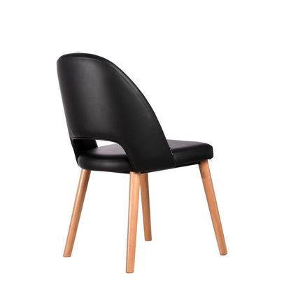 Furnlink Durafurn Semifreddo Chair Black (2 Pack) • PAS-DU176