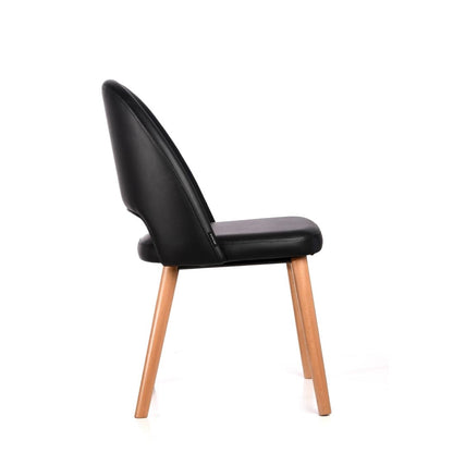 Furnlink Durafurn Semifreddo Chair Black (2 Pack) • PAS-DU176