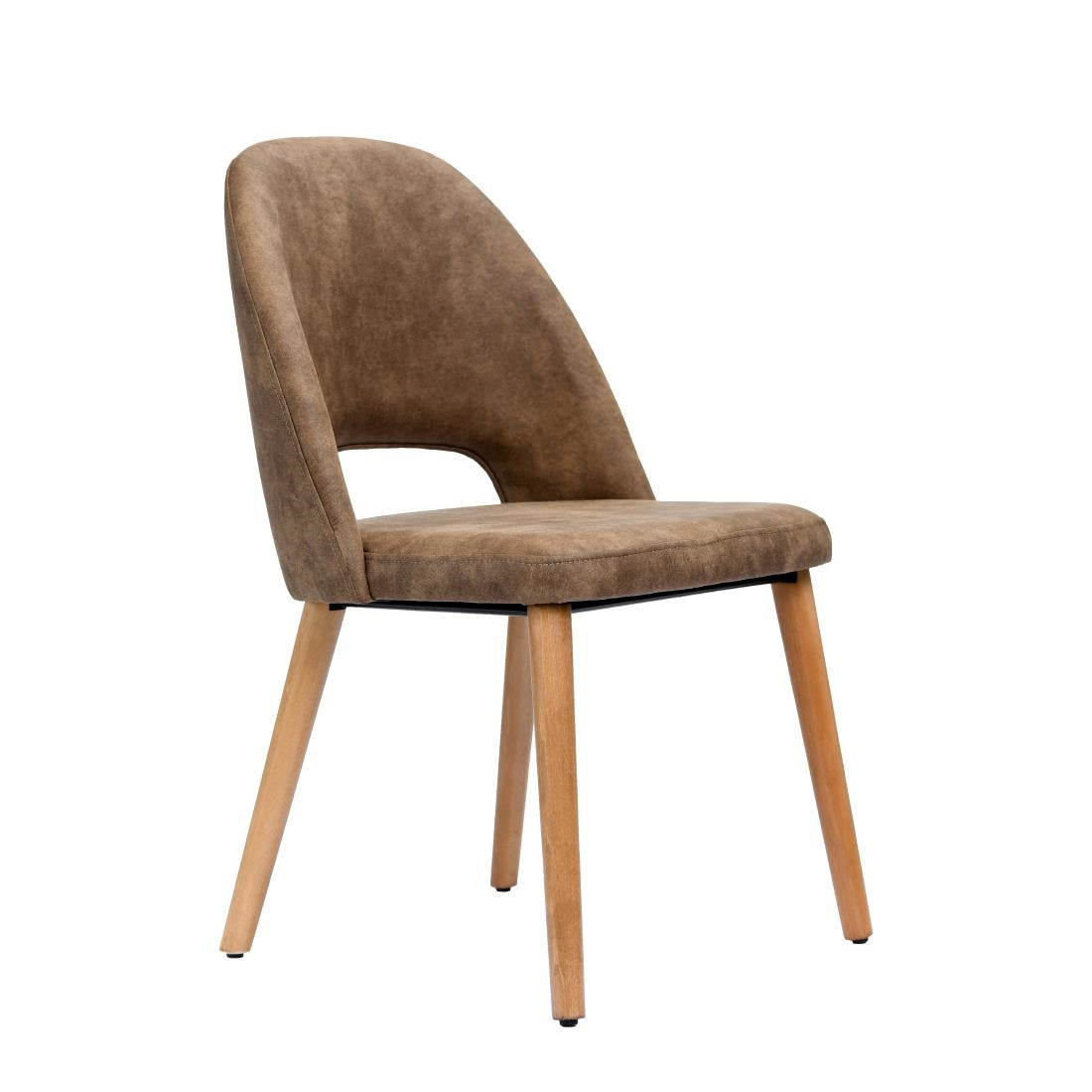 Furnlink Durafurn Semifreddo Chair Mocha (2 Pack) • PAS-DU180