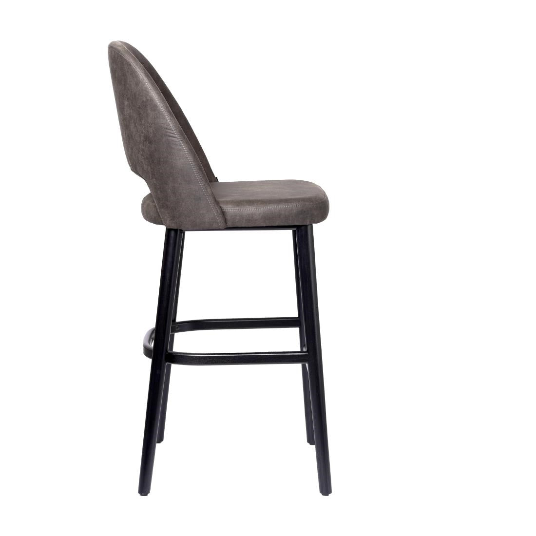Furnlink Durafurn Semifreddo Stool Charcoal (2 Pack) • PAS-DU193