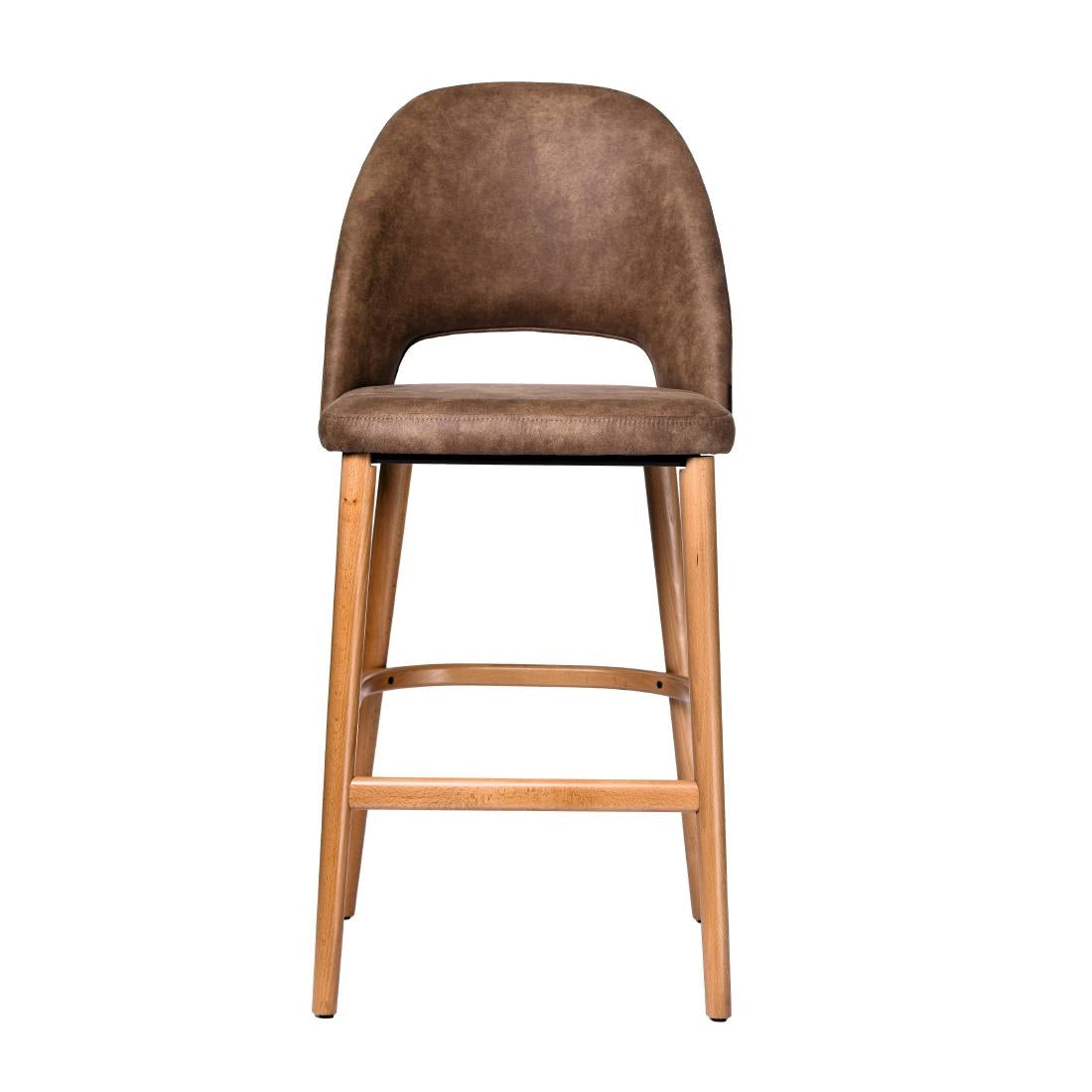 Furnlink Durafurn Semifreddo Stool Mocha (2 Pack) • PAS-DU204