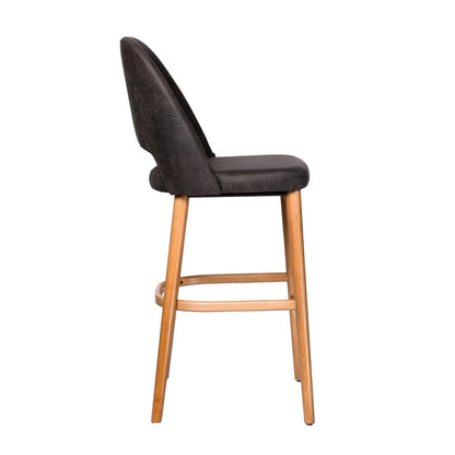 Furnlink Durafurn Semifreddo Stool Charcoal (2 Pack) • PAS-DU205