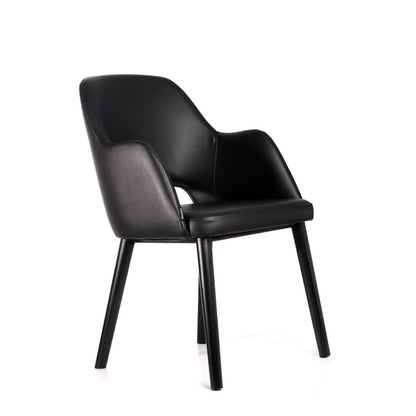 Furnlink Durafurn Sorbet Arm Chair Black (2 Pack) • PAS-DU212