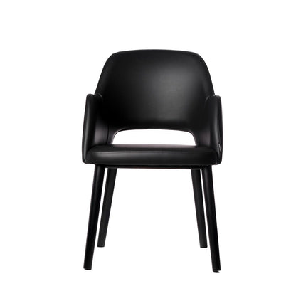 Furnlink Durafurn Sorbet Arm Chair Black (2 Pack) • PAS-DU212