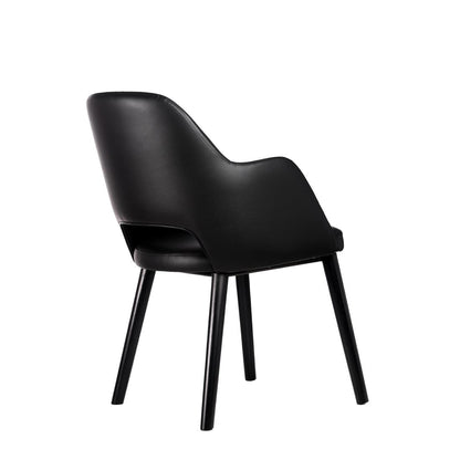 Furnlink Durafurn Sorbet Arm Chair Black (2 Pack) • PAS-DU212
