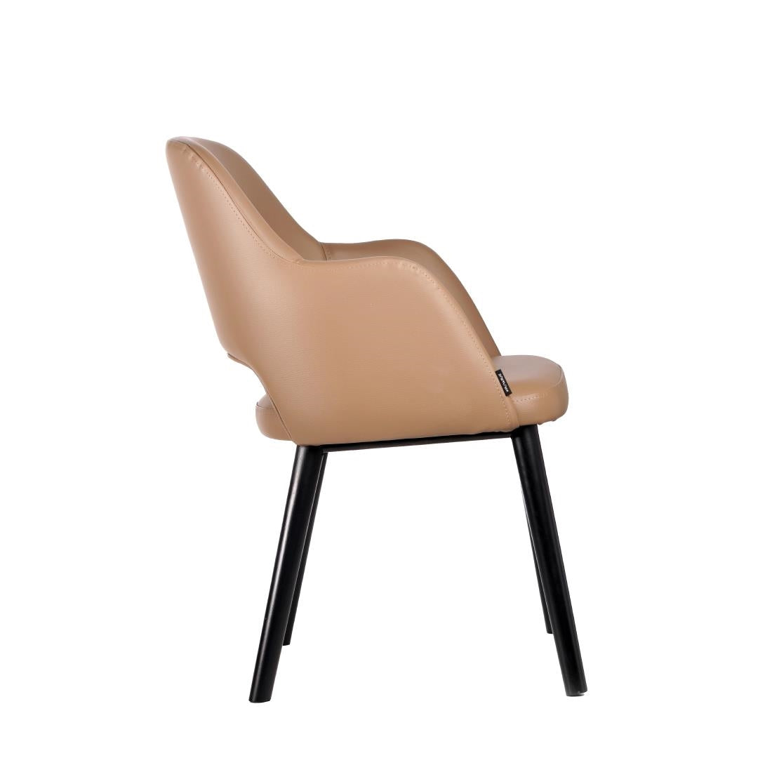 Furnlink Durafurn Sorbet Arm Chair Taupe (2 Pack) • PAS-DU214