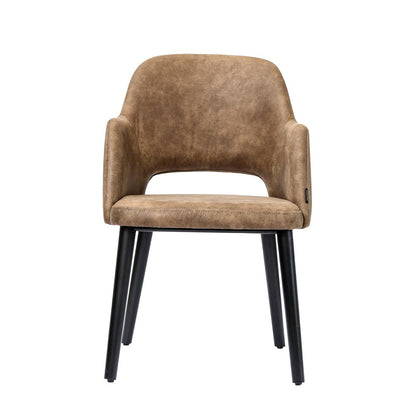 Furnlink Durafurn Sorbet Chair Mocha (2 Pack) • PAS-DU216
