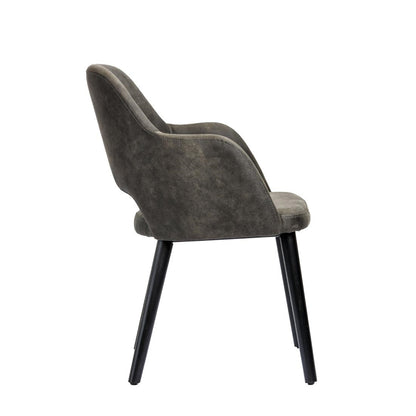 Furnlink Durafurn Sorbet Chair Charcoal (2 Pack) • PAS-DU217