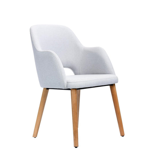 Furnlink Durafurn Sorbet Chair Light Grey (2 Pack) • PAS-DU223