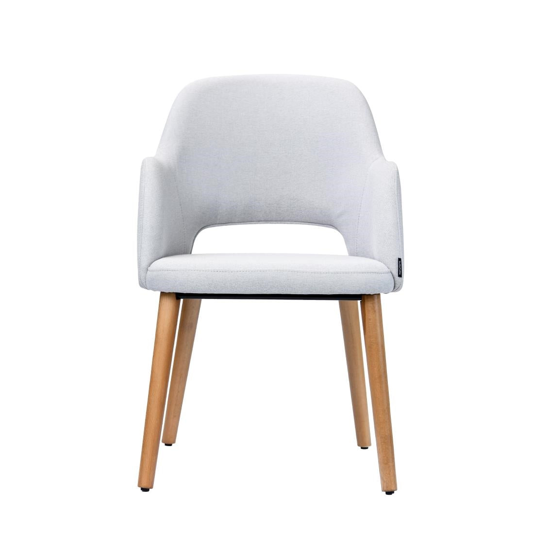 Furnlink Durafurn Sorbet Chair Light Grey (2 Pack) • PAS-DU223