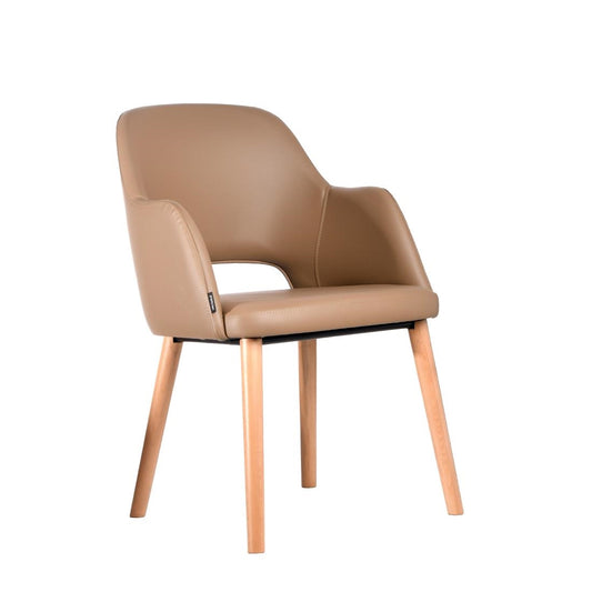 Furnlink Durafurn Sorbet Arm Chair Taupe (2 Pack) • PAS-DU224