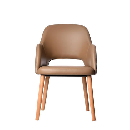 Furnlink Durafurn Sorbet Arm Chair Taupe (2 Pack) • PAS-DU224