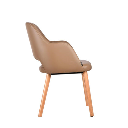 Furnlink Durafurn Sorbet Arm Chair Taupe (2 Pack) • PAS-DU224