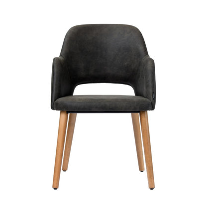 Furnlink Durafurn Sorbet Chair Charcoal (2 Pack) • PAS-DU227