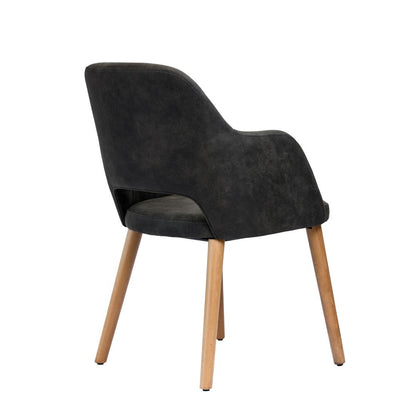 Furnlink Durafurn Sorbet Chair Charcoal (2 Pack) • PAS-DU227
