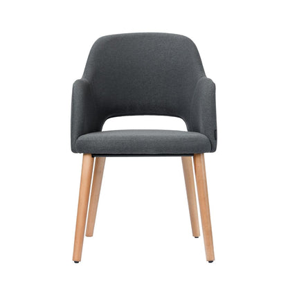 Furnlink Durafurn Sorbet Chair Anthracite (2 Pack) • PAS-DU228