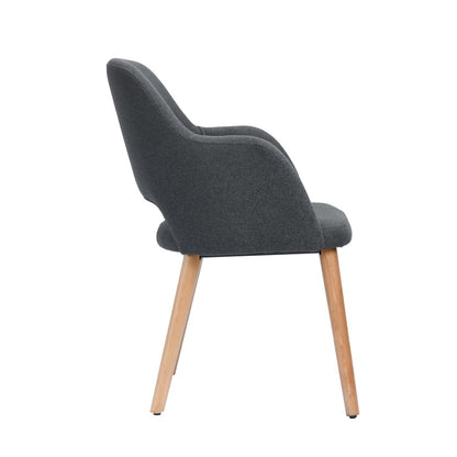 Furnlink Durafurn Sorbet Chair Anthracite (2 Pack) • PAS-DU228