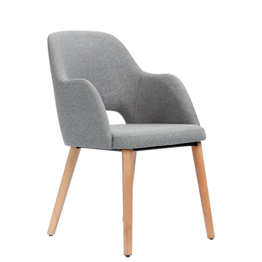 Furnlink Durafurn Sorbet Chair Taupe (2 Pack) • PAS-DU230