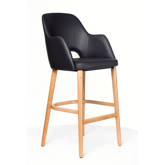 Furnlink Durafurn Sorbet Stool Black (2 Pack) • PAS-DU242