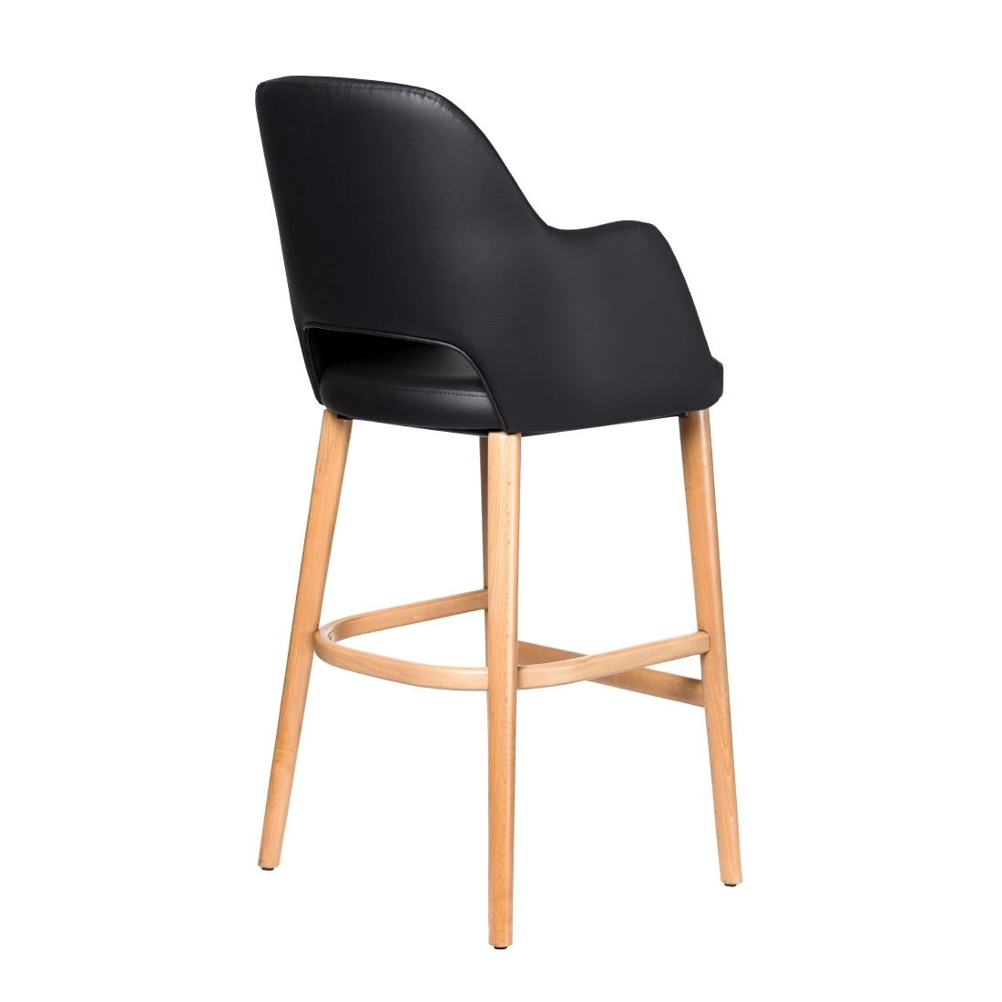 Furnlink Durafurn Sorbet Stool Black (2 Pack) • PAS-DU242