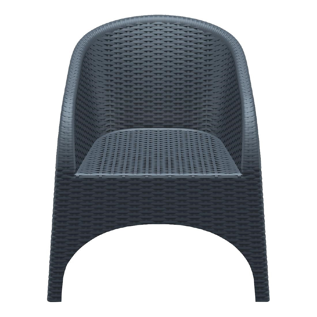 Siesta Aruba Armchair Anthracite (2 Pack) • PAS-DU251