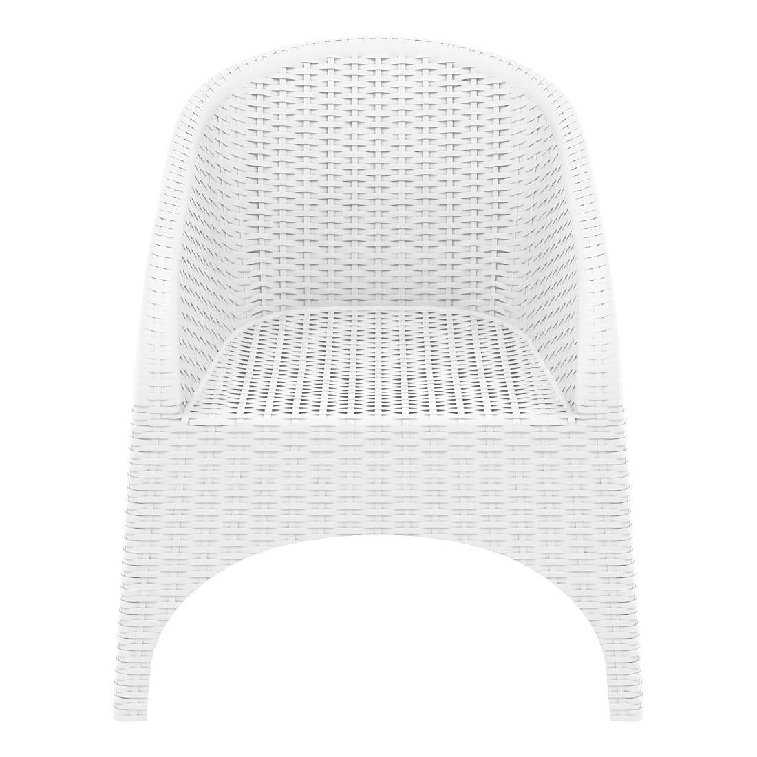 Siesta Aruba Armchair White (2 Pack) • PAS-DU253