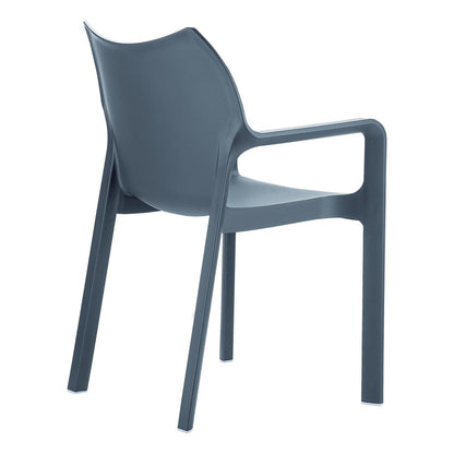 Siesta Diva Armchair Anthracite (4 Pack) • PAS-DU254