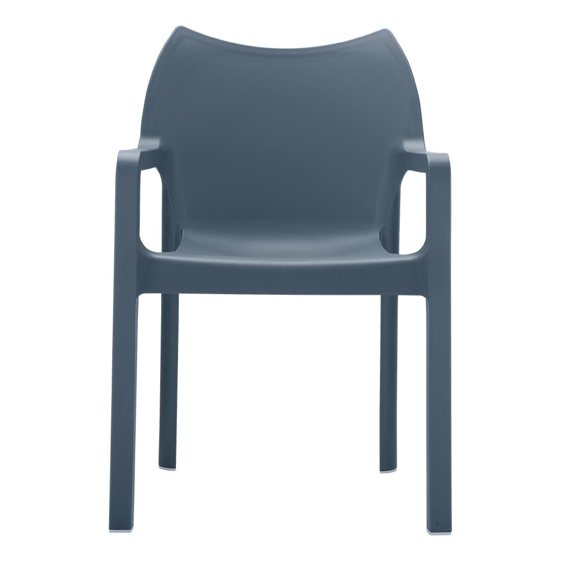 Siesta Diva Armchair Anthracite (4 Pack) • PAS-DU254