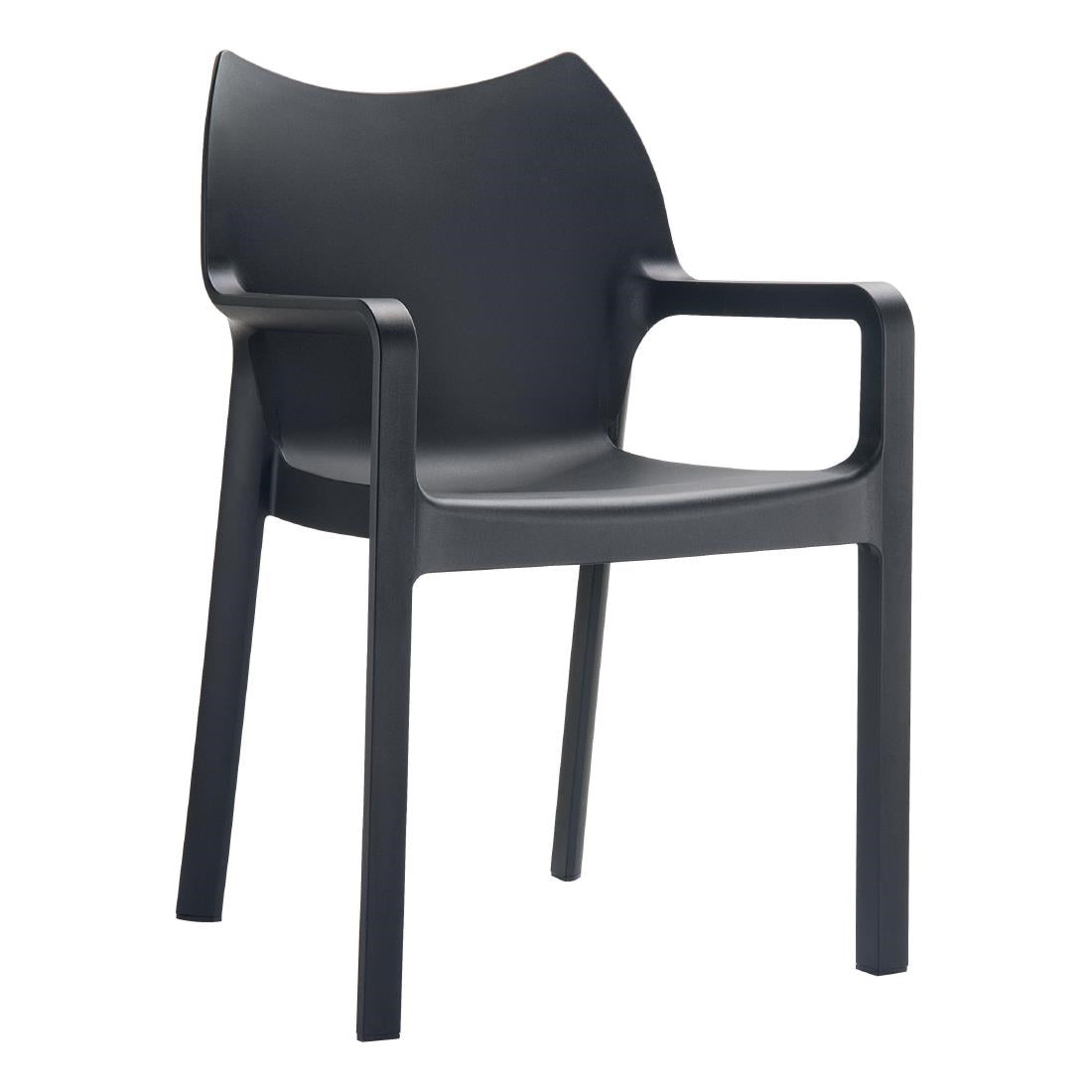 Siesta Diva Armchair Black (4 Pack) • PAS-DU255