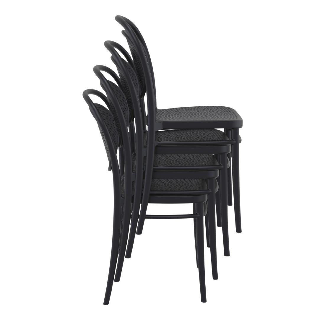 Siesta Marcel Chair Black (2 Pack) • PAS-DU260