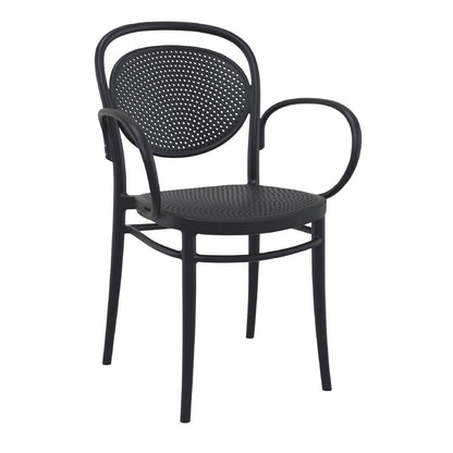 Siesta Marcel XL Chair Black (2 Pack) • PAS-DU265