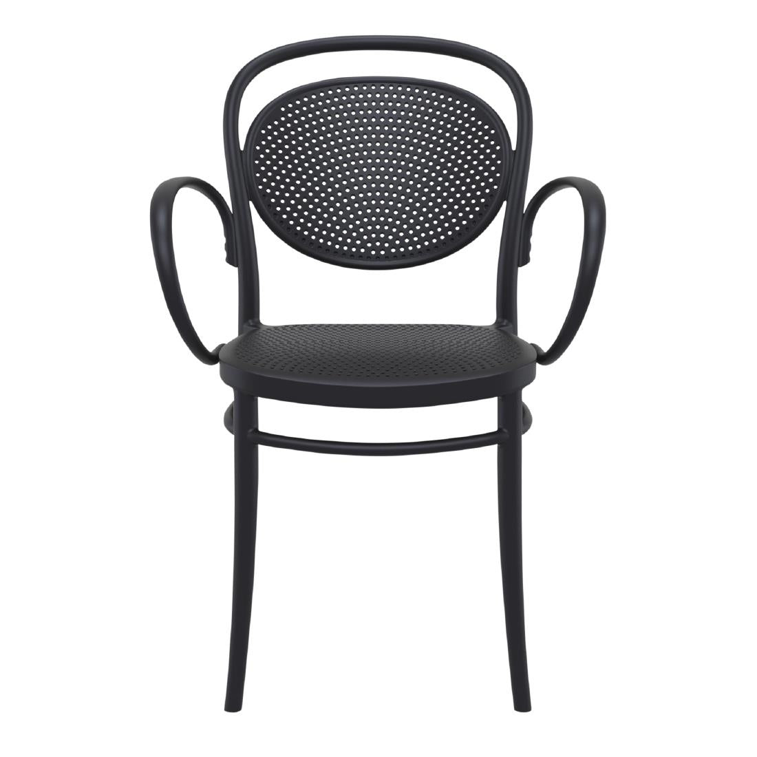 Siesta Marcel XL Chair Black (2 Pack) • PAS-DU265