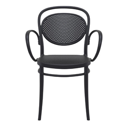 Siesta Marcel XL Chair Black (2 Pack) • PAS-DU265