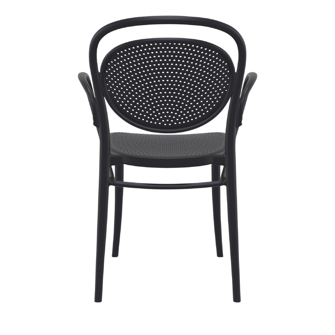 Siesta Marcel XL Chair Black (2 Pack) • PAS-DU265