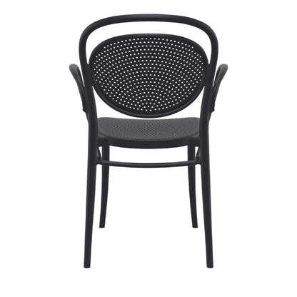 Siesta Marcel XL Chair Black (2 Pack) • PAS-DU265