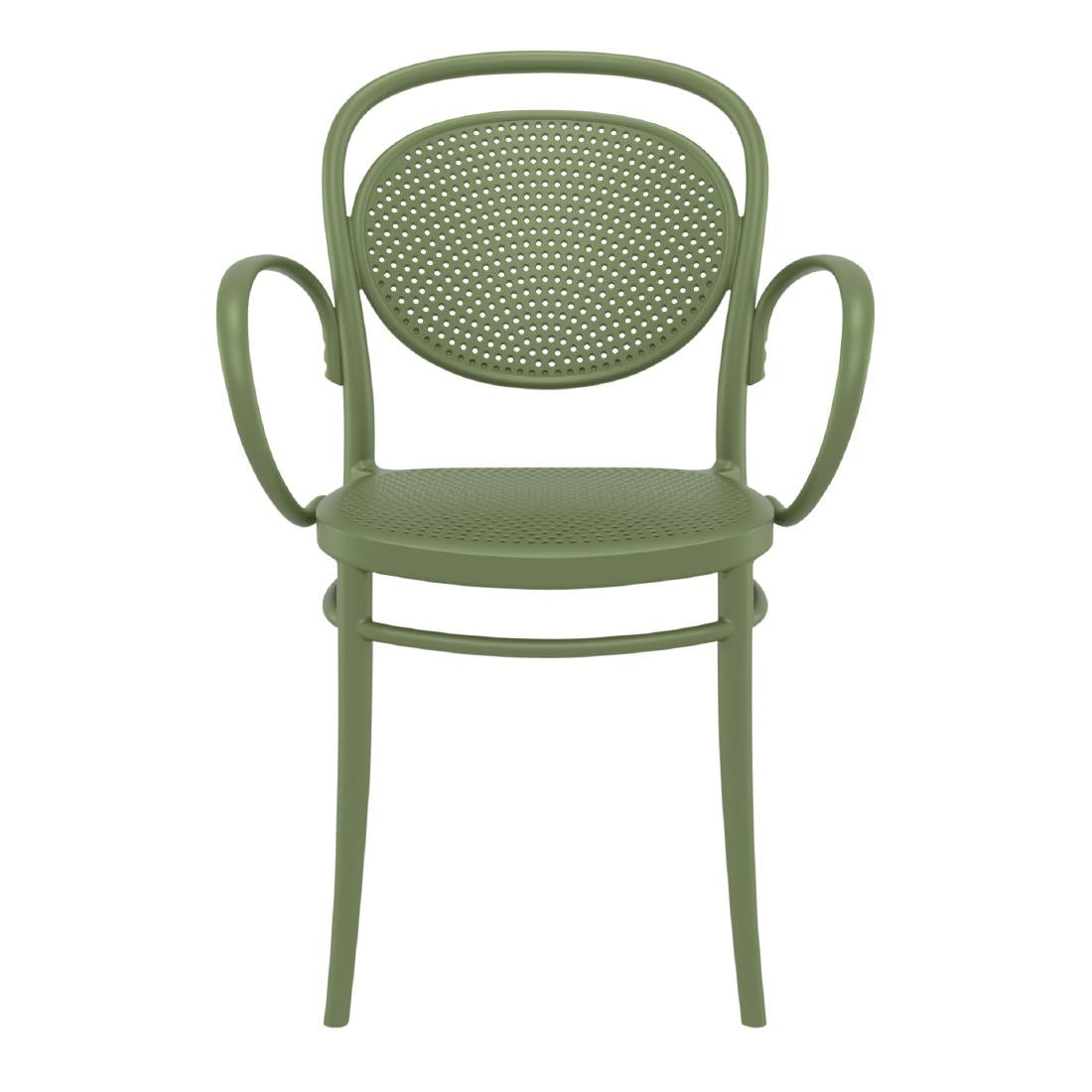 Siesta Marcel XL Chair Olive Green (2 Pack) • PAS-DU266