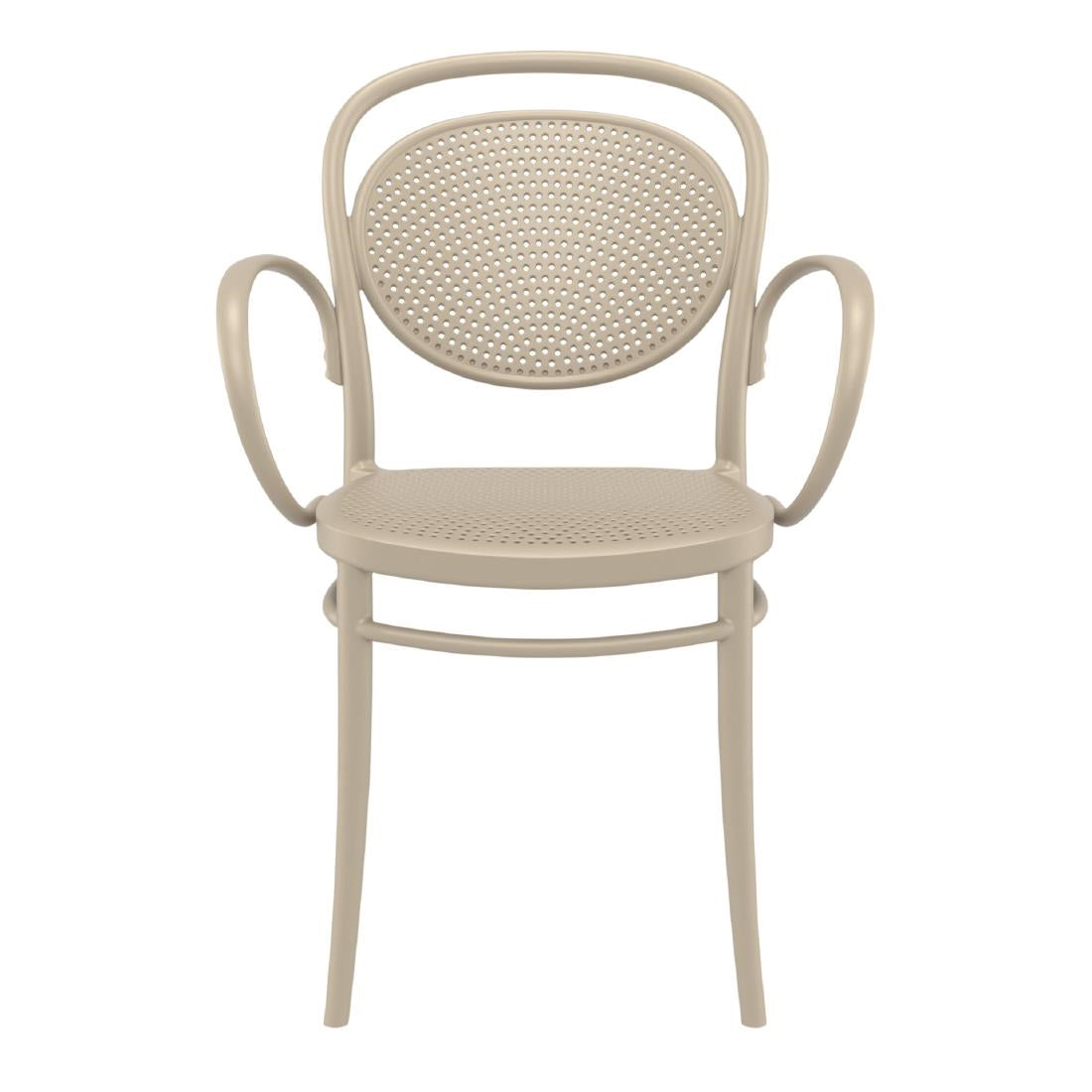 Siesta Marcel XL Chair Taupe (2 Pack) • PAS-DU267