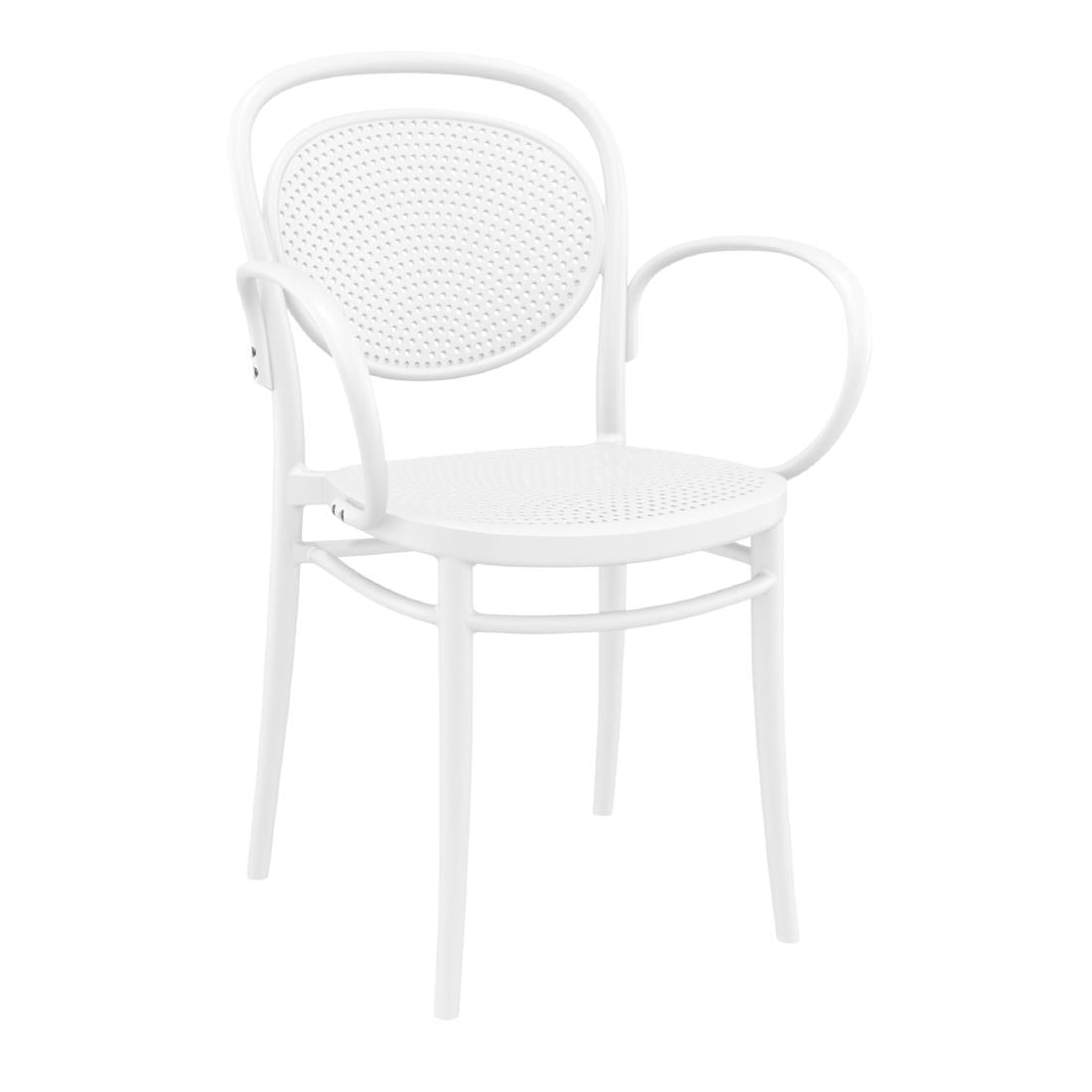 Siesta Marcel XL Chair White (2 Pack) • PAS-DU268