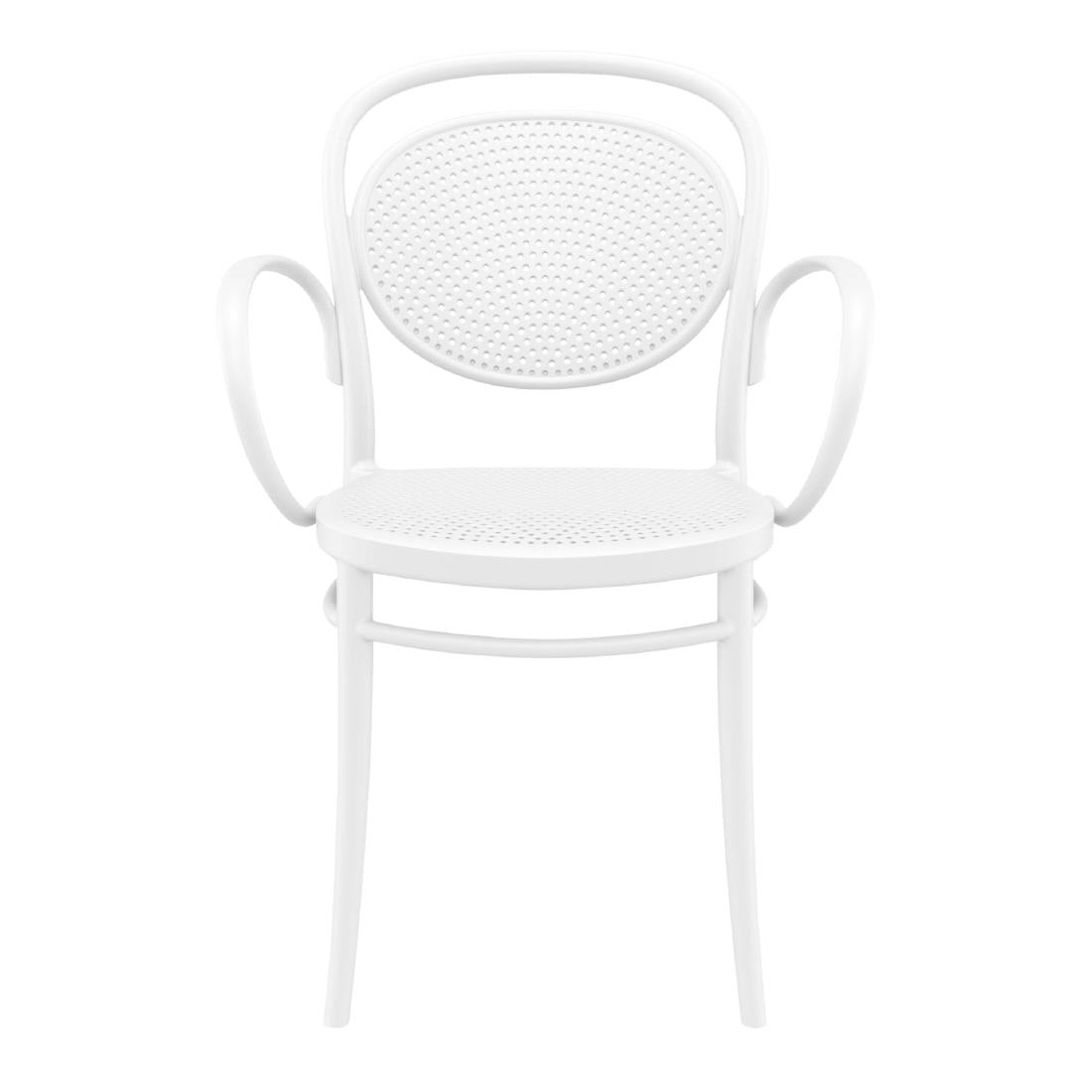 Siesta Marcel XL Chair White (2 Pack) • PAS-DU268