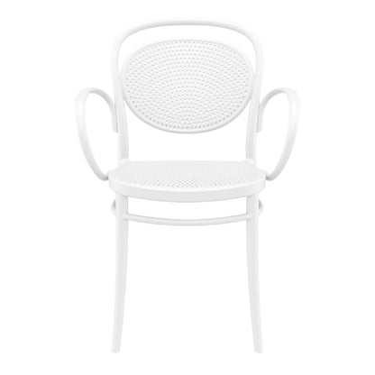 Siesta Marcel XL Chair White (2 Pack) • PAS-DU268