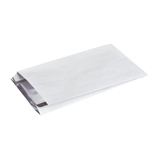 Detpak Large Foil Bag White (Pack of 250) • PAS-DU271