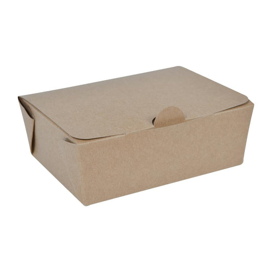 Detpak Small Takeaway Box Brown - 600ml (Pack of 400) • PAS-DU291