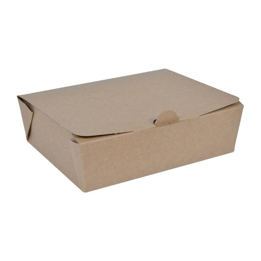 Detpak Medium Takeaway Box Brown -  800ml (Pack of 300) • PAS-DU292