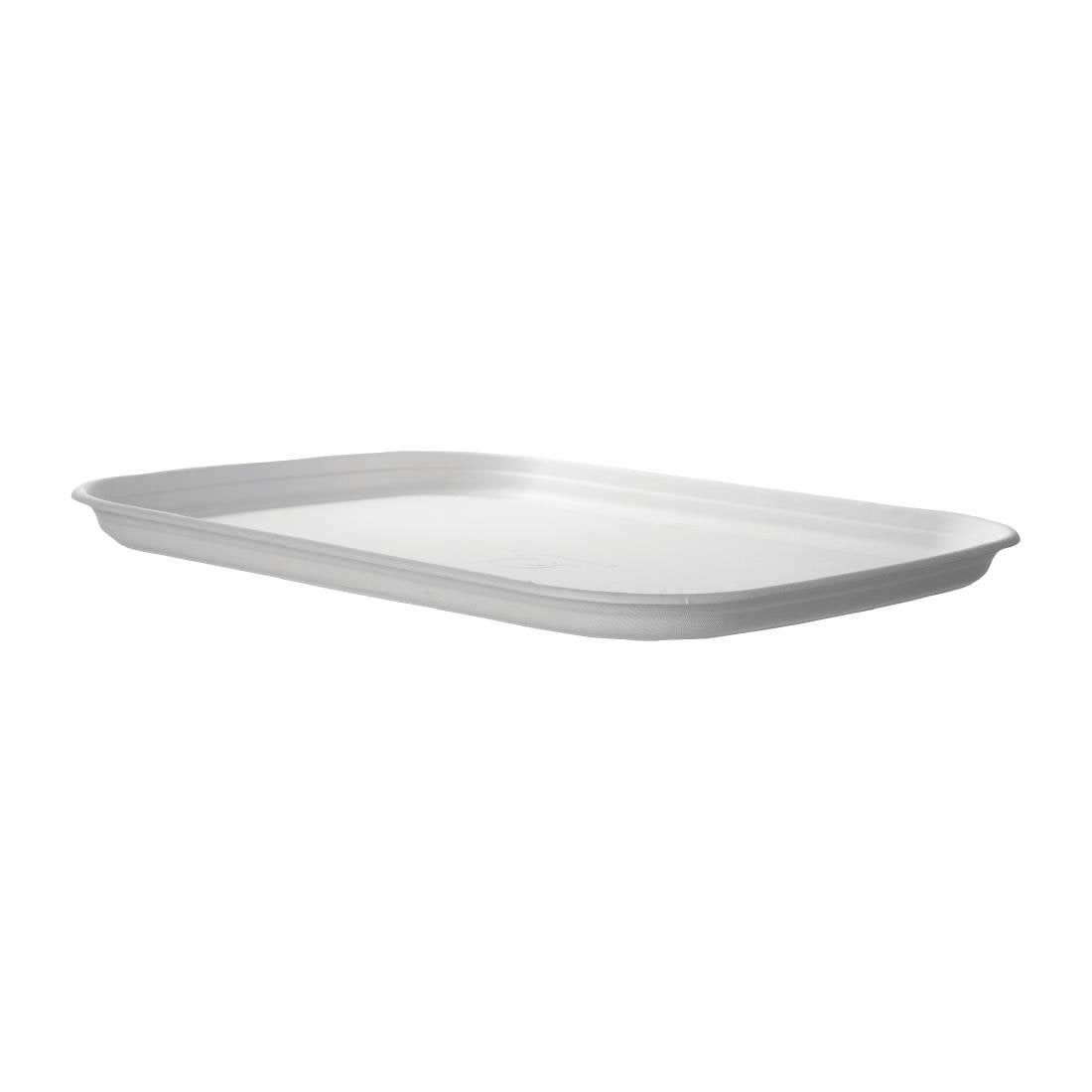 Detpak Rectangular Sugarcane Regalia Catering Tray White-330x432x33mm(Pk of 100) (Pack of 100) • PAS-DU803