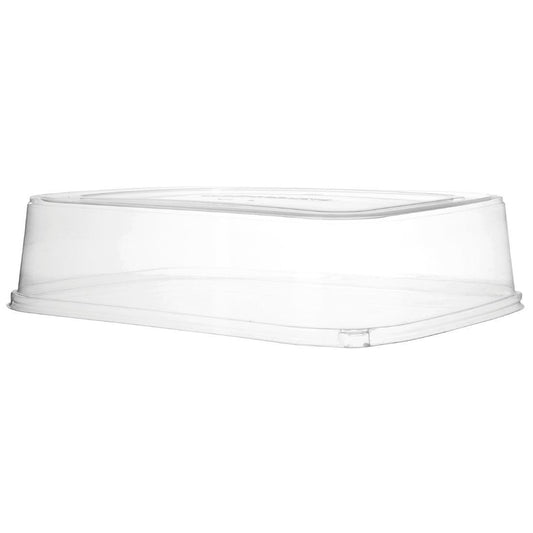 Detpak Pla Sugarcane Regalia Catering Tray Lid Clear - 330x432x99mm (Pack of 50) • PAS-DU332