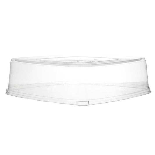 Detpak Pla Sugarcane Regalia Catering Tray Lid Clear - 363x363x99mm (Pack of 50) • PAS-DU333