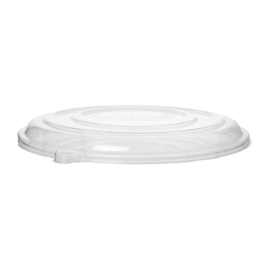 Detpak Rpet Pizza Tray Lid Clear - 397mm Dia (50 Pack) (397 x 397 x 19mm / 15x15x0.7" | Pack of 50) • PAS-DU337