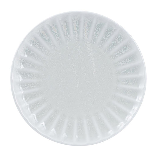Moda Porcelain Willow Scalloped Round Plate 205mm (6 Pack) (205mm | Box of 6) • PAS-DU419